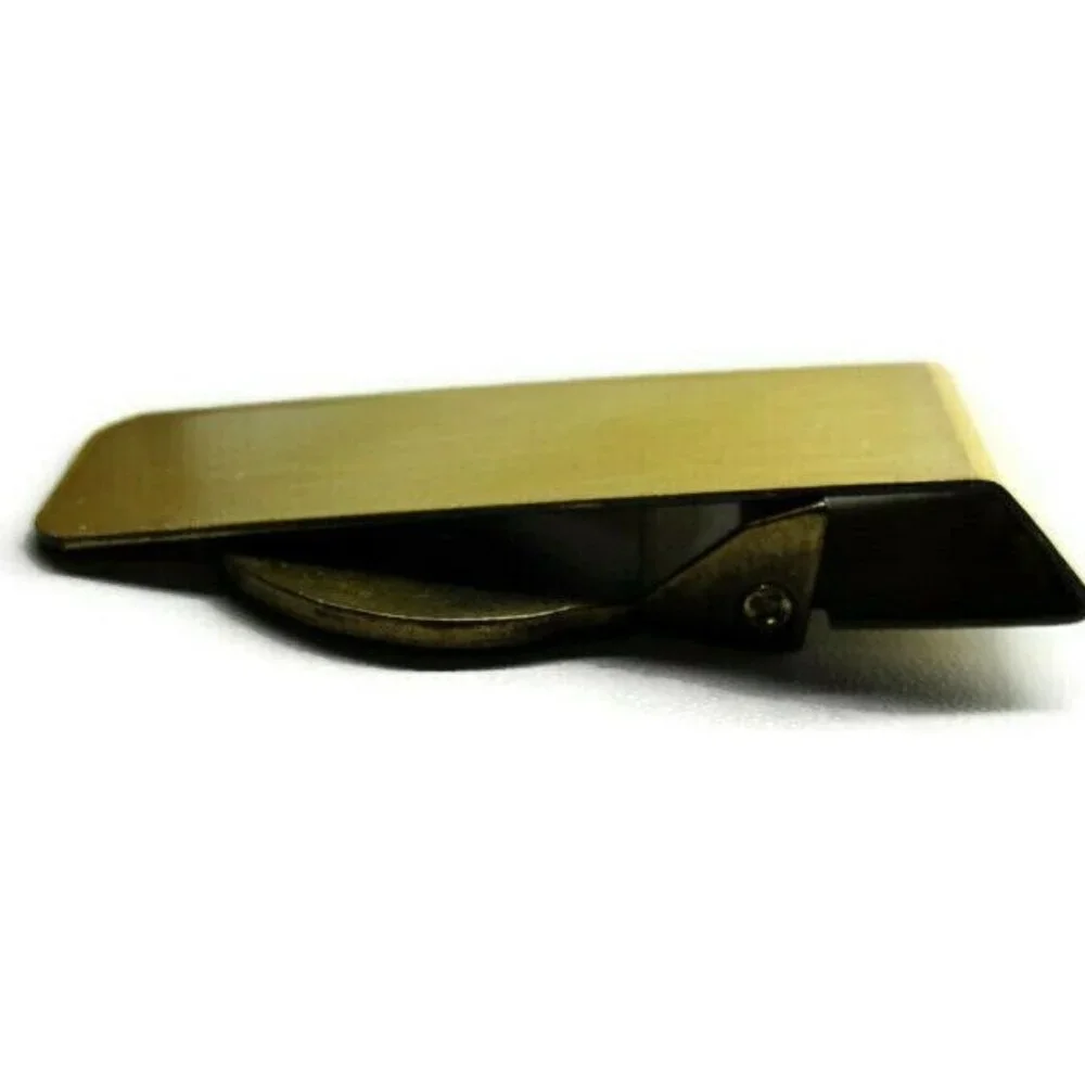 Kessler American Whiskey Money Clip Smooth As Silk Bronze Tone Credit Card Cash